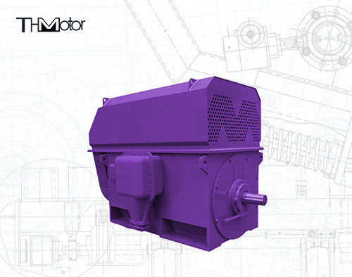 Silnik wysokiego napięcia AC 2500KW o niskim poziomie wibracji dla przemysłu