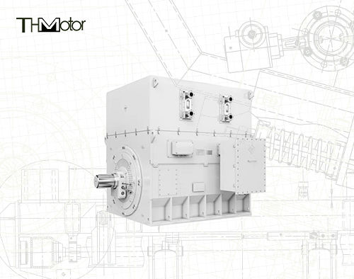 YKK500 745 obrotów na minutę 6kV Trzyfazowy Asynchroniczny Silnik Wysokiego Napięcia